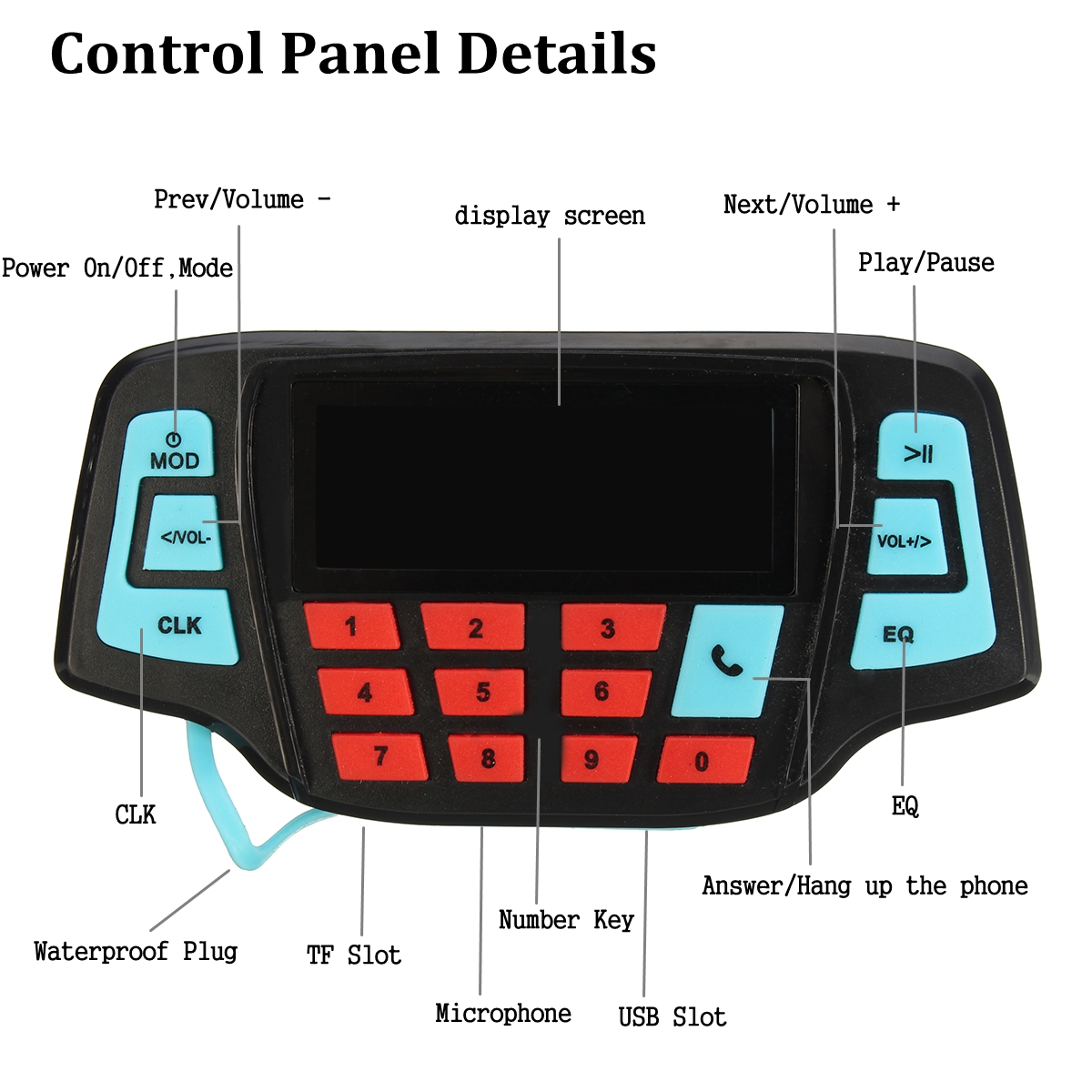 Motorcycle-Handlebar-MP3-Black-Speakers-Audio-System-USB-SD-FM-with-bluetooth-Function-1289850