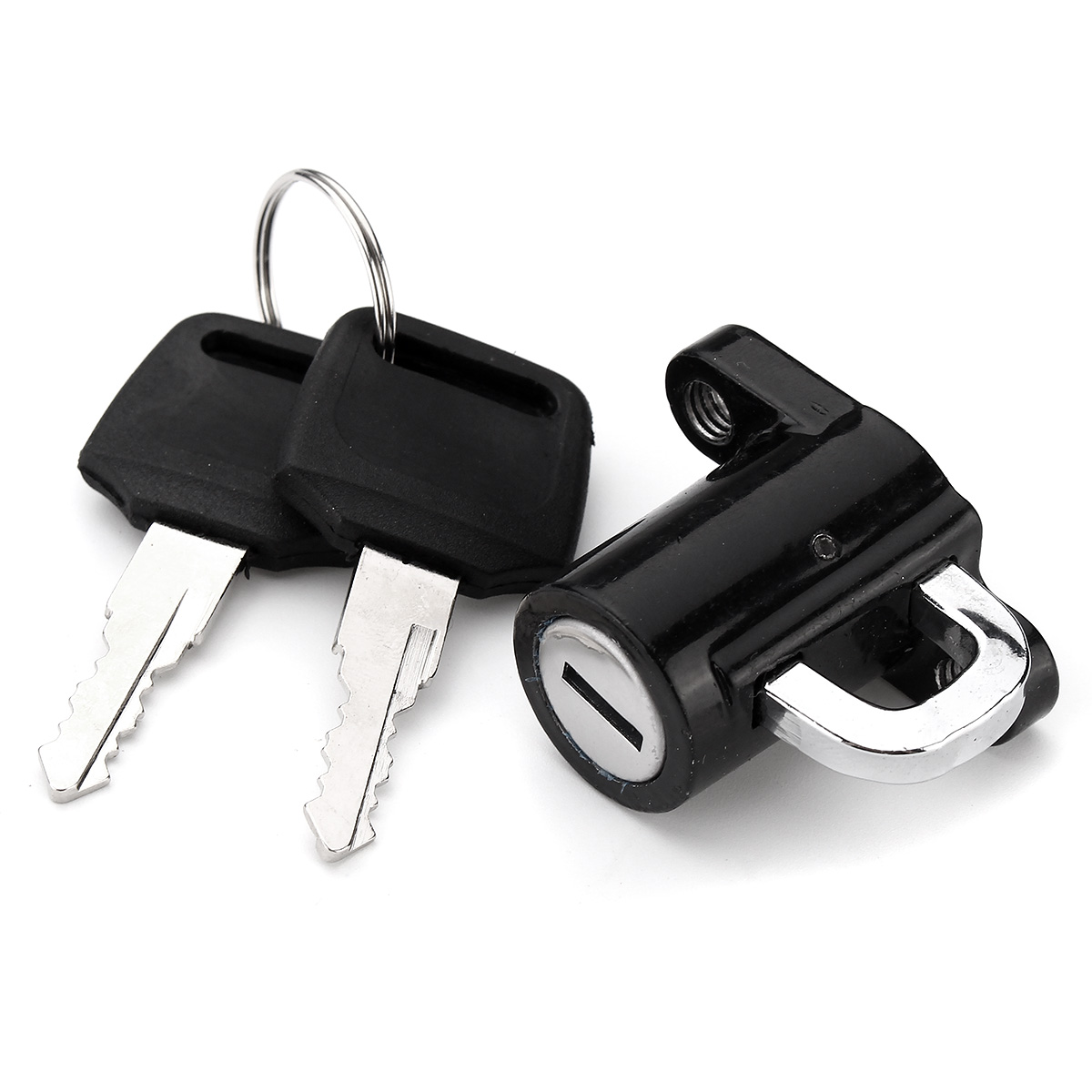 Motorcycle-Helmet-Lock-Motor-Bike-Hanger-Hook-With-2-Black-Keys-1106154