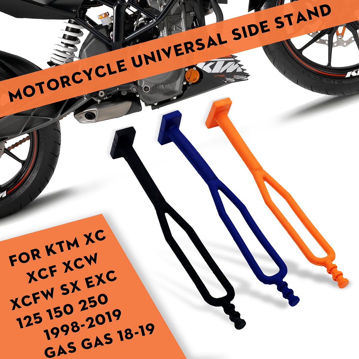 Motorcycle-Side-Stand-Rubber-Strap-For-XCF-XCW-XCFW-SX-EXC-Universal-1564235