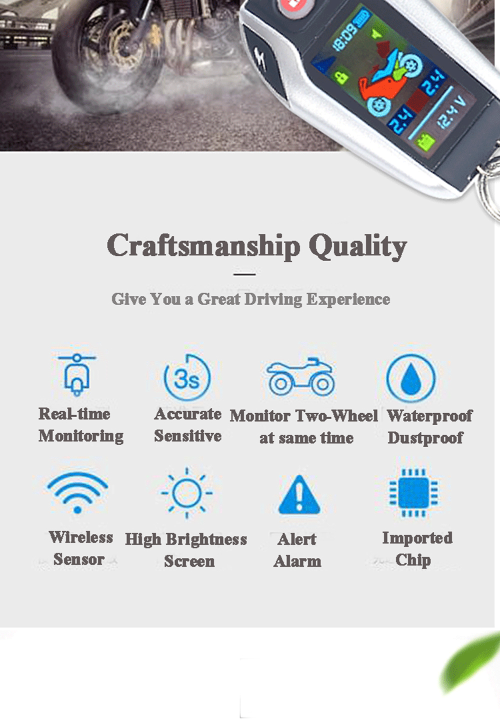 PKE-Induction-12V-Two-way-125dB-Alarm-Tire-Pressure-Monitoring-System-LCD-Display-Automatic-Triact-R-1727370