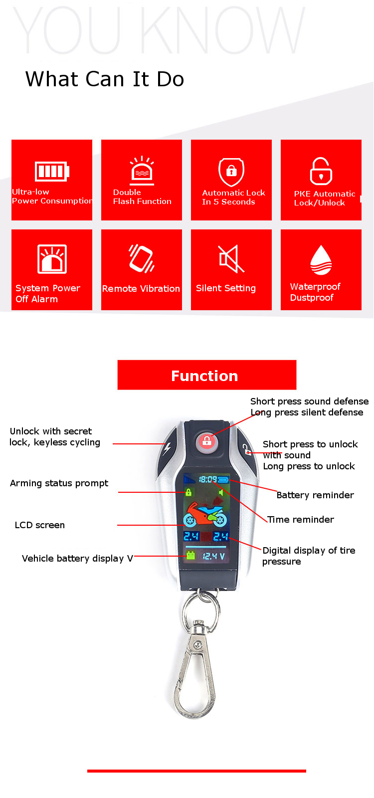 PKE-Induction-12V-Two-way-125dB-Alarm-Tire-Pressure-Monitoring-System-LCD-Display-Automatic-Triact-R-1727370