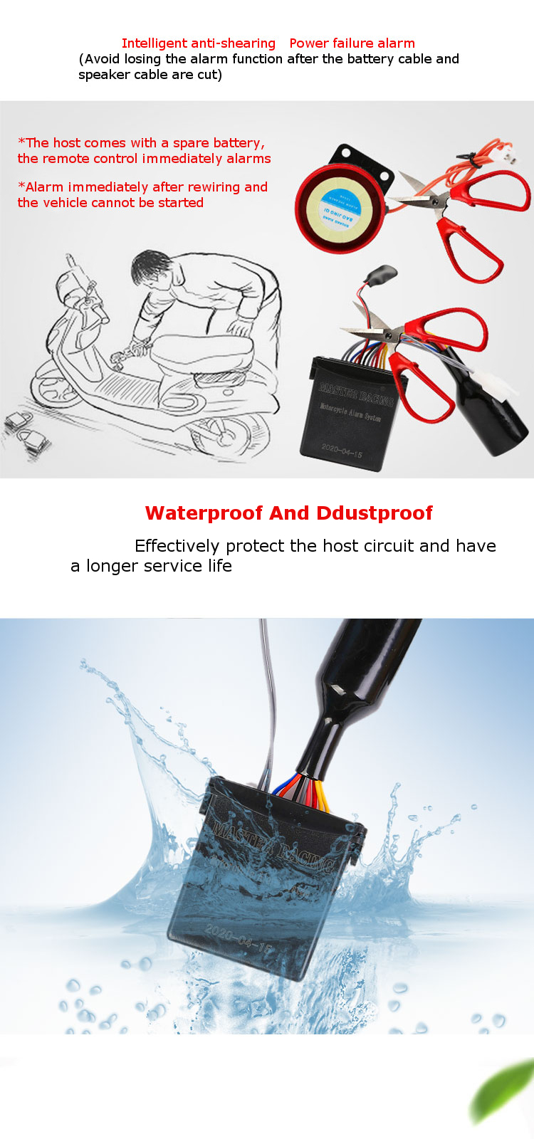 PKE-Induction-12V-Two-way-125dB-Alarm-Tire-Pressure-Monitoring-System-LCD-Display-Automatic-Triact-R-1727370
