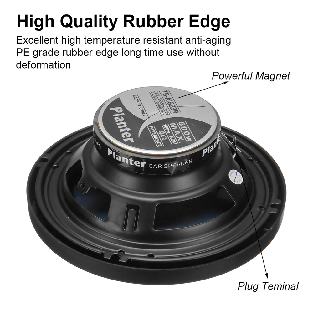 Pair-TS-A1683R-6-Inch-600W-2-Way-Car-HiFi-Coaxial-Speakers-Motorcycle-Door-Audio-Horns-1452057