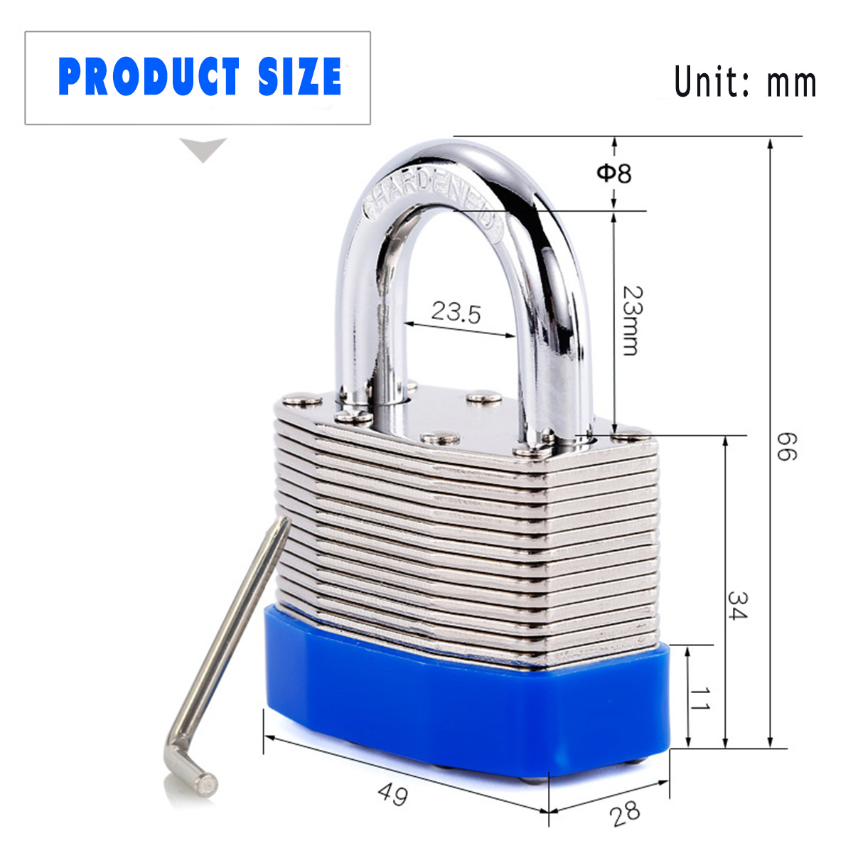 Password-Padlock-4-Digit-Laminated-Steel-Body-Motorcycle-Bike-Chain-Security-Lock-Waterproof-Outdoor-1532799