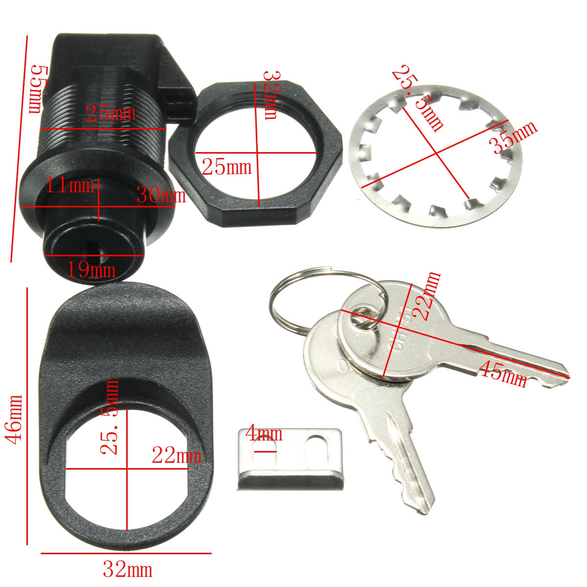Push-Button-Latch-with-Key-For-Motorcycle-Boat-Door-Gloveboxes-Lock-1048915