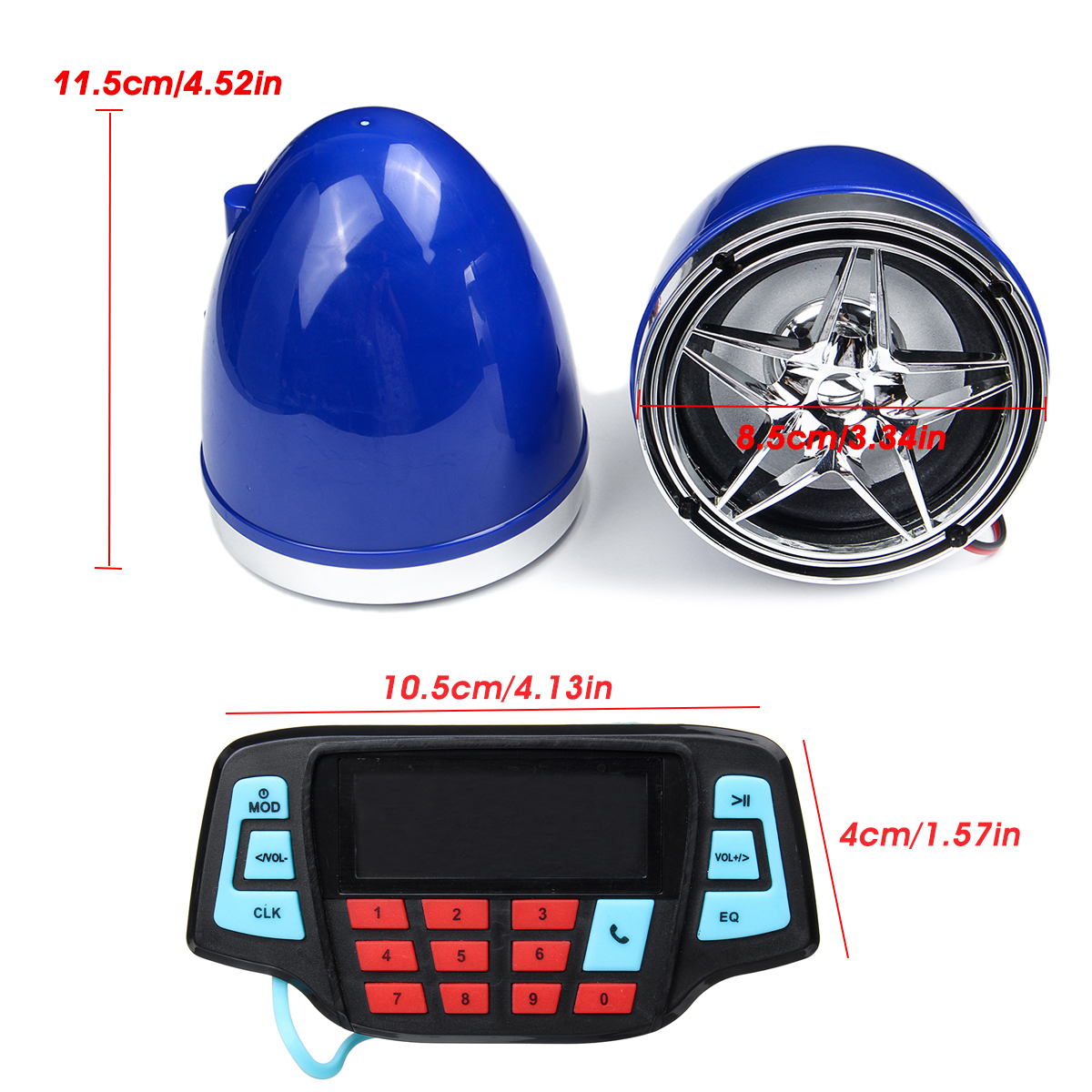 Universal-Motorcycle-Handlebar-bluetooth-Speaker-Stereo-Audio-Radio-MP3-System-1572471
