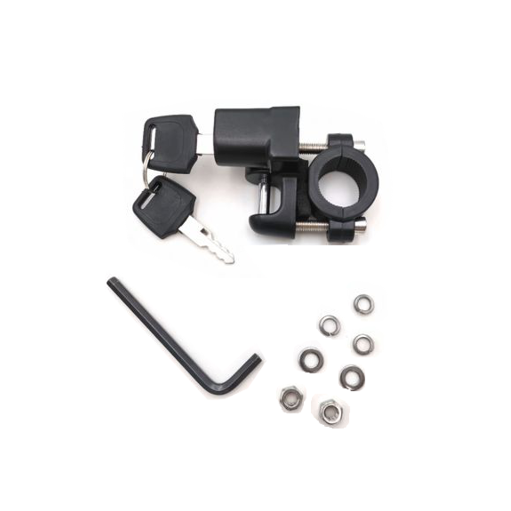 Universal-Motorcycle-Helmet-Lock-Aluminum-Alloy-Locks-with-Keys-For-78quot-22mm-Handle-Bar-Motorbike-1705739