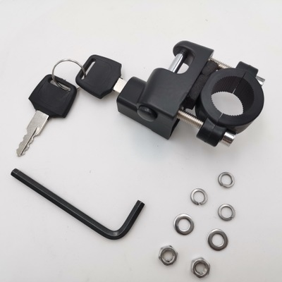 Universal-Motorcycle-Helmet-Lock-Aluminum-Alloy-Locks-with-Keys-For-78quot-22mm-Handle-Bar-Motorbike-1705739