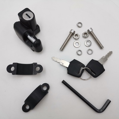 Universal-Motorcycle-Helmet-Lock-Aluminum-Alloy-Locks-with-Keys-For-78quot-22mm-Handle-Bar-Motorbike-1705739