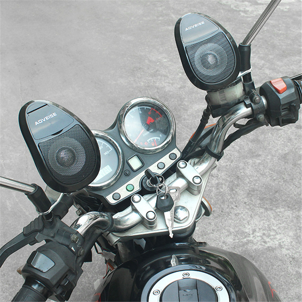 Waterproof-Motorcycle-Scooter-MP3-Player-bluetooth-Speakers-Audio-FM-Radio-For-10MM-Mirrors-1366329