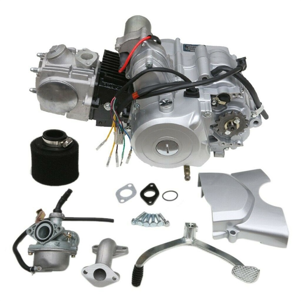125cc-Engine-Motor-Kit-Semi-Auto-3-Speed--Reverse-ATV-Quad-Go-Kart-4-Wheeler-1827995