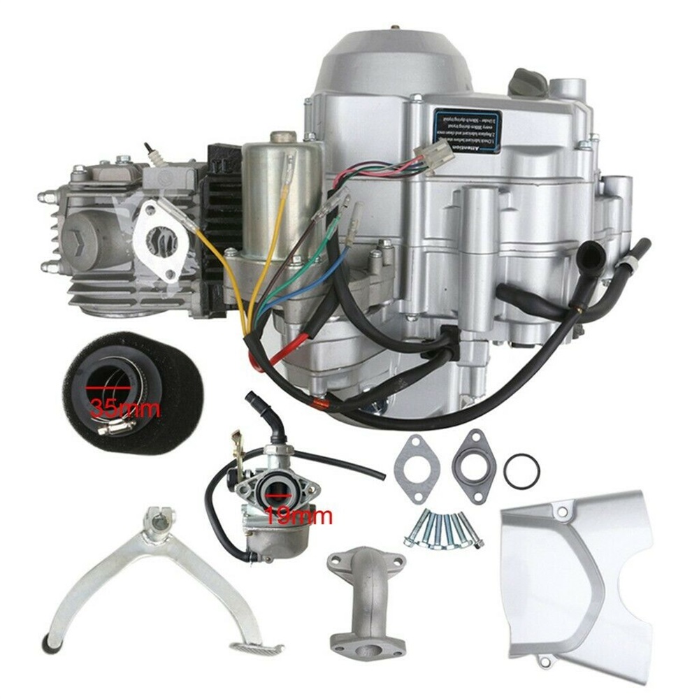 125cc-Engine-Motor-Kit-Semi-Auto-3-Speed--Reverse-ATV-Quad-Go-Kart-4-Wheeler-1827995