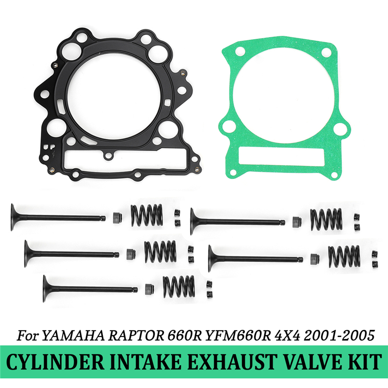 Air-Cylinder-Gasket-Intake-Exhaust-Valve-Spring-Kit-For-Yamaha-Raotor-660R-YFM660R-4X4-2001-2005-1400208