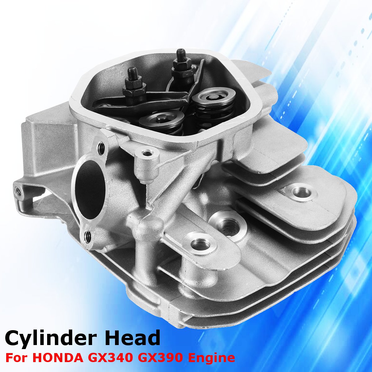 Cylinder-Head-Assembly-Intake-Exhaust-Valve-Rocker-Arms-For-Honda-GX340-GX390-Engine-1316344