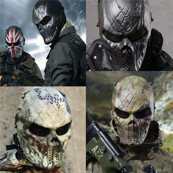 Airsoft-Paintball-Full-Face-Skull-Mask-Protection-Outdoor-Tactical-Gear-988389