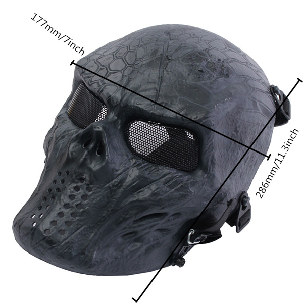 Airsoft-Paintball-Full-Face-Skull-Mask-Protection-Outdoor-Tactical-Gear-988389