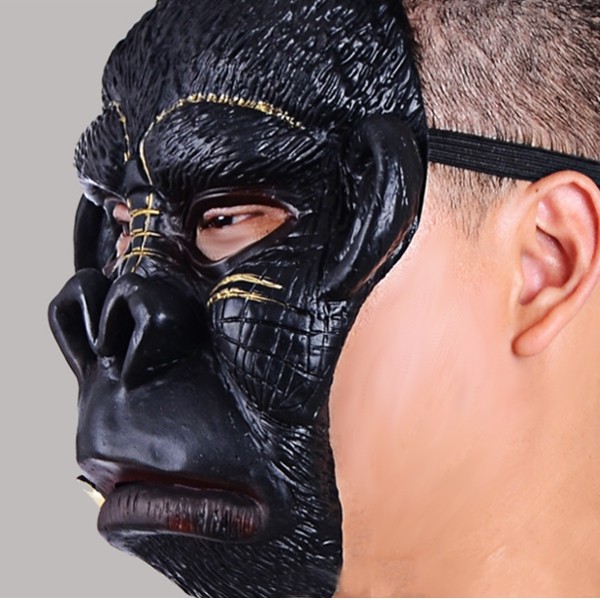 Hallowmas-Party-Mask-Chimpanzee-Animal-Role-Latex-Halloween-Mask-998701