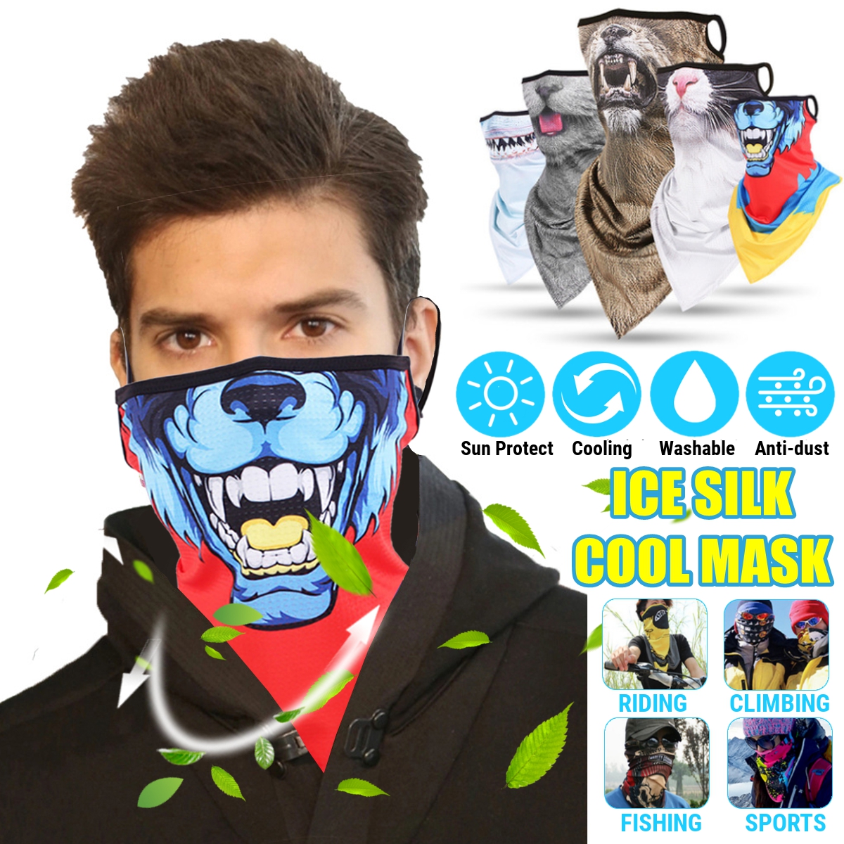 Ice-Silk-Mask-UV-Protection-Neck-Gaiter-Scarf-Headwear-Ear-Hook-Design-Outdoor-1728967