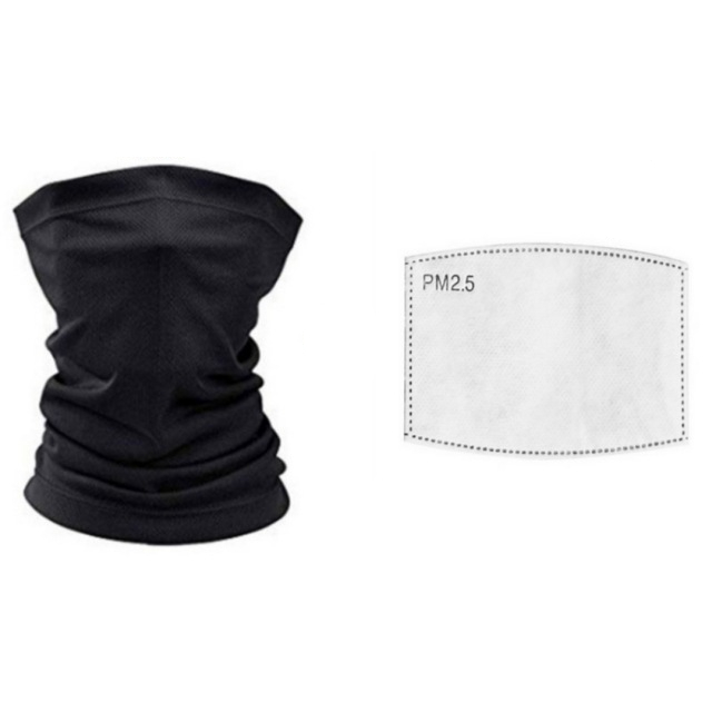 Kids-Black-Head-Face-Neck-Gaiter-Tube-Bandana-Scarf-Cover--Carbon-Filters-For-Motorcycle-Racing-Outd-1671736