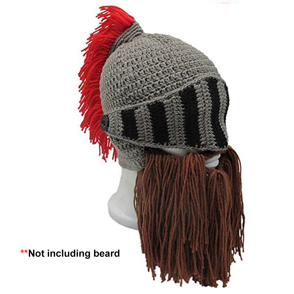 Mens-Winter-Crochet-Knit-Beanie-Hats-Roman-Knight-Helmet-Face-Mask-Ski-Cap-Party-1765709
