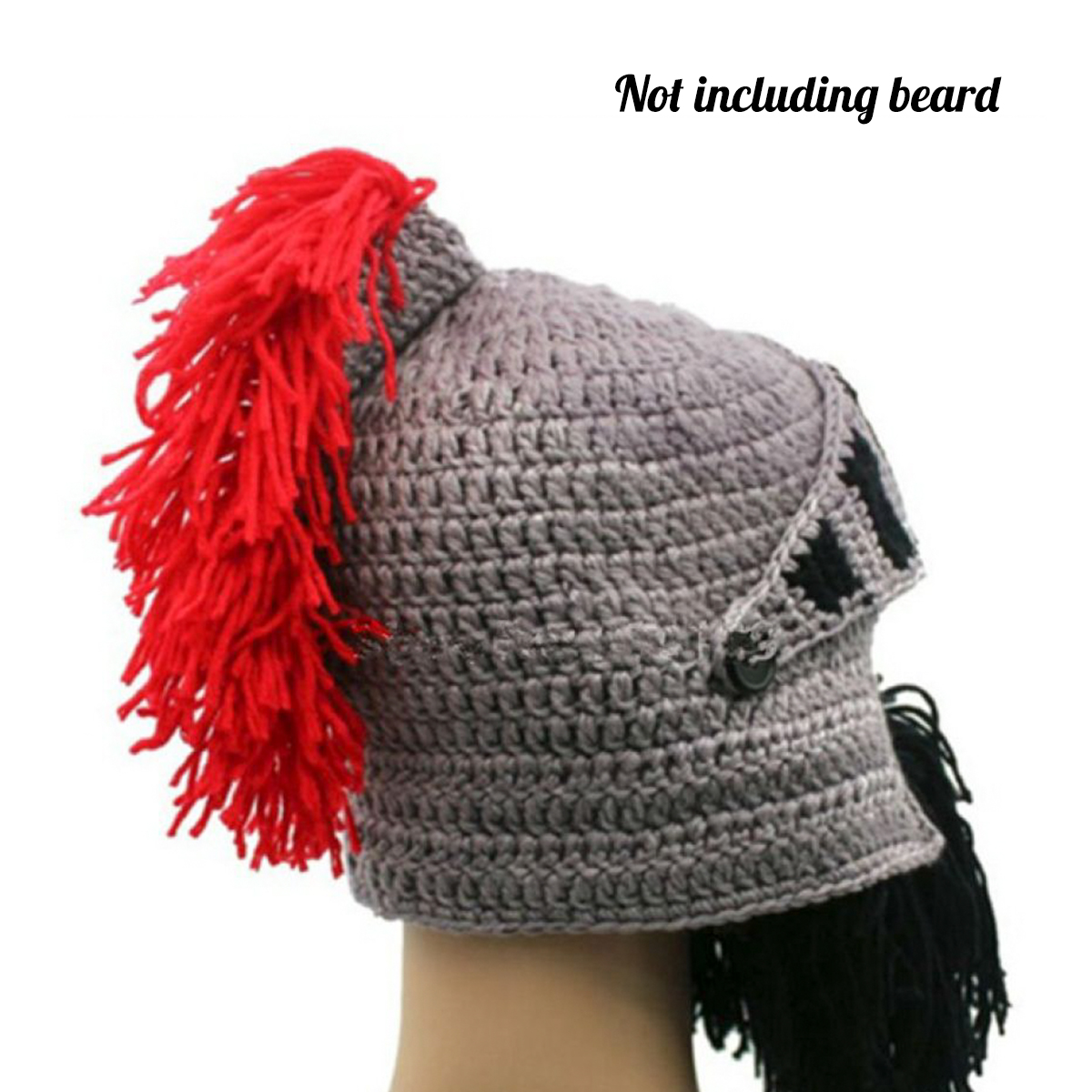 Mens-Winter-Crochet-Knit-Beanie-Hats-Roman-Knight-Helmet-Face-Mask-Ski-Cap-Party-1765709
