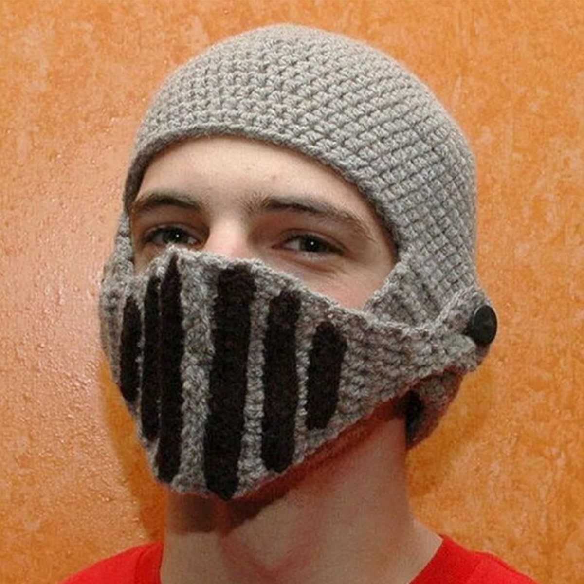 Mens-Winter-Crochet-Knit-Beanie-Hats-Roman-Knight-Helmet-Face-Mask-Ski-Cap-Party-1765709