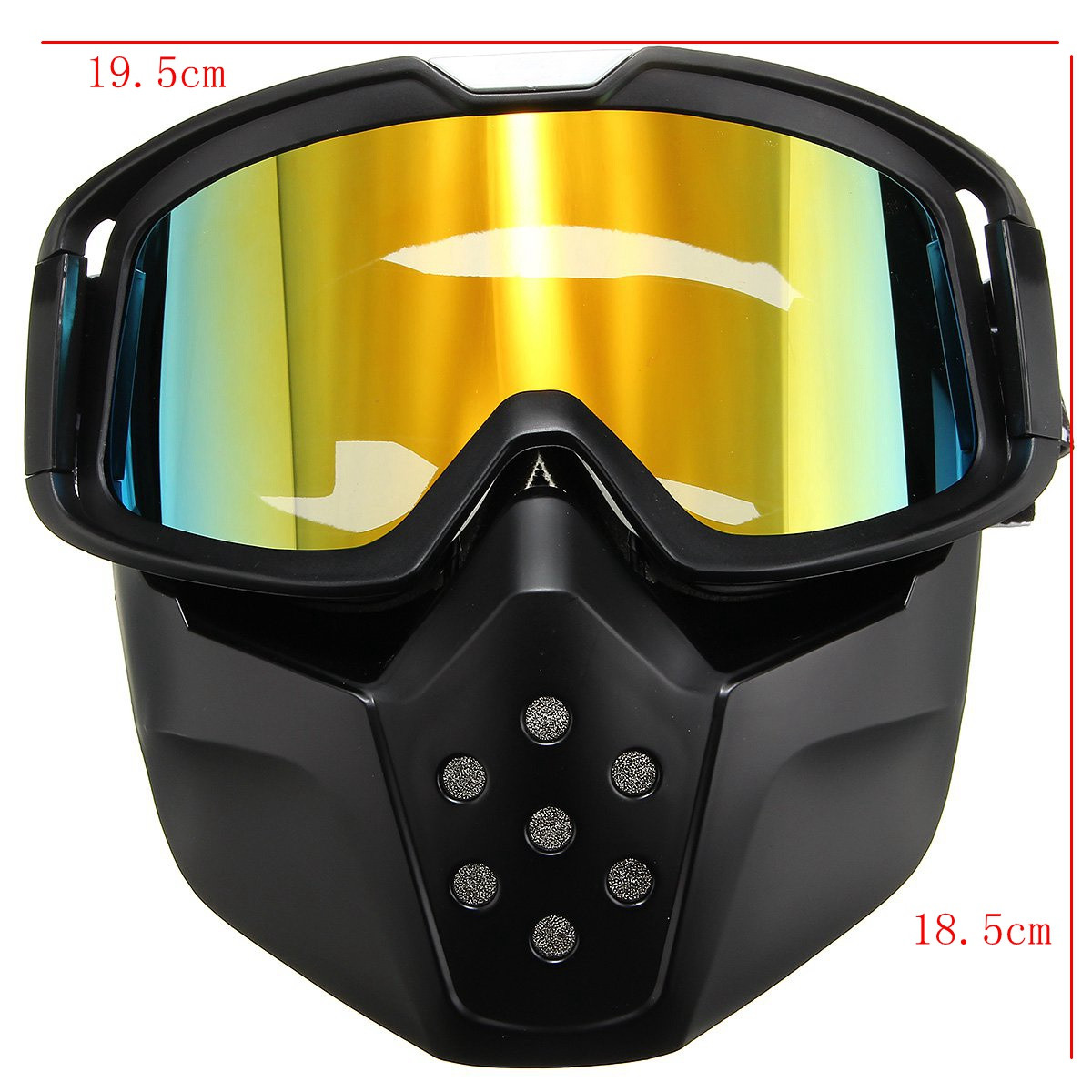 Motorcycle-Helmet-Yellow-Lens-Detachable-Goggles-Modular-Face-Mask-Shield-1113647