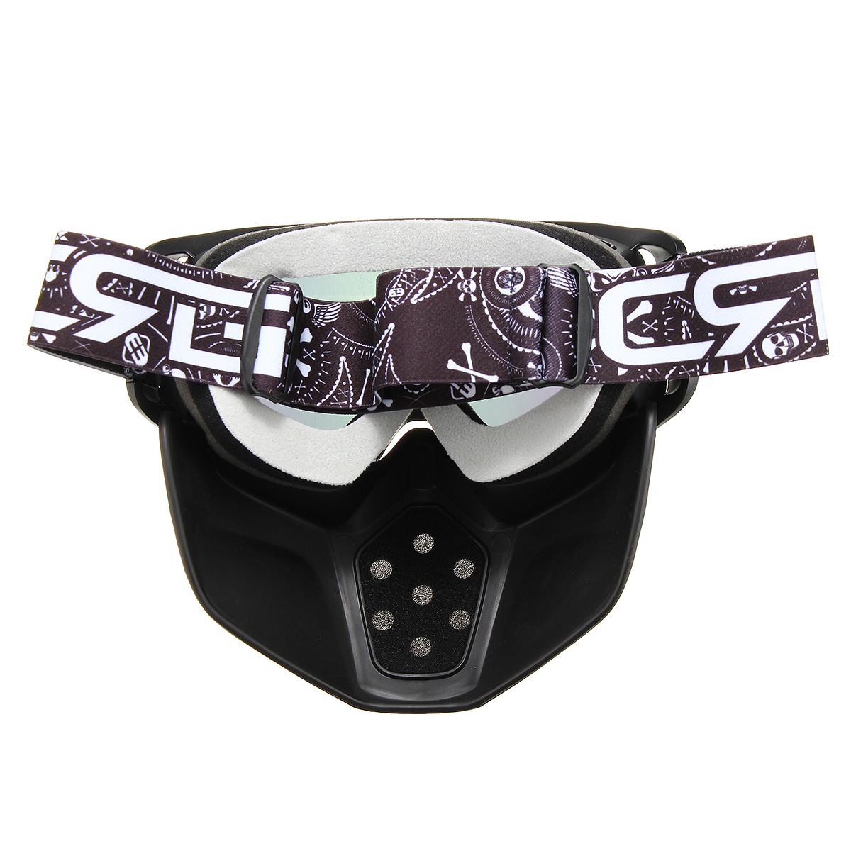 Motorcycle-Helmet-Yellow-Lens-Detachable-Goggles-Modular-Face-Mask-Shield-1113647