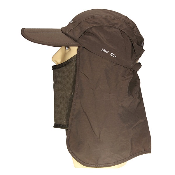 Motorcycle-Hiking-Mesh-Snap-Face-Neck-Cover-Flap-Hat-Cap-934560