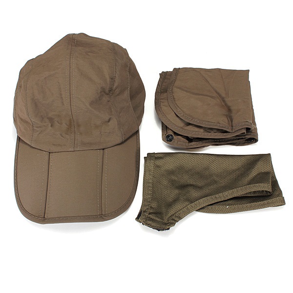 Motorcycle-Hiking-Mesh-Snap-Face-Neck-Cover-Flap-Hat-Cap-934560