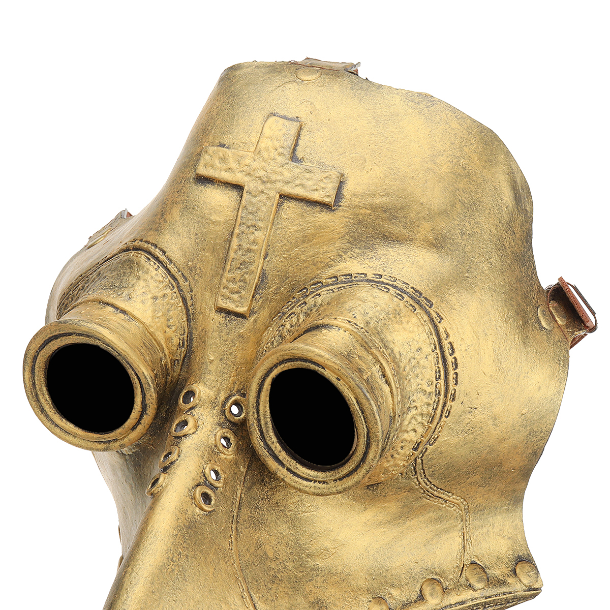 Plague-Doctor-Mask-Halloween-Costume-Bird-Long-Nose-Beak-PU-Leather-Steampunk-1826695