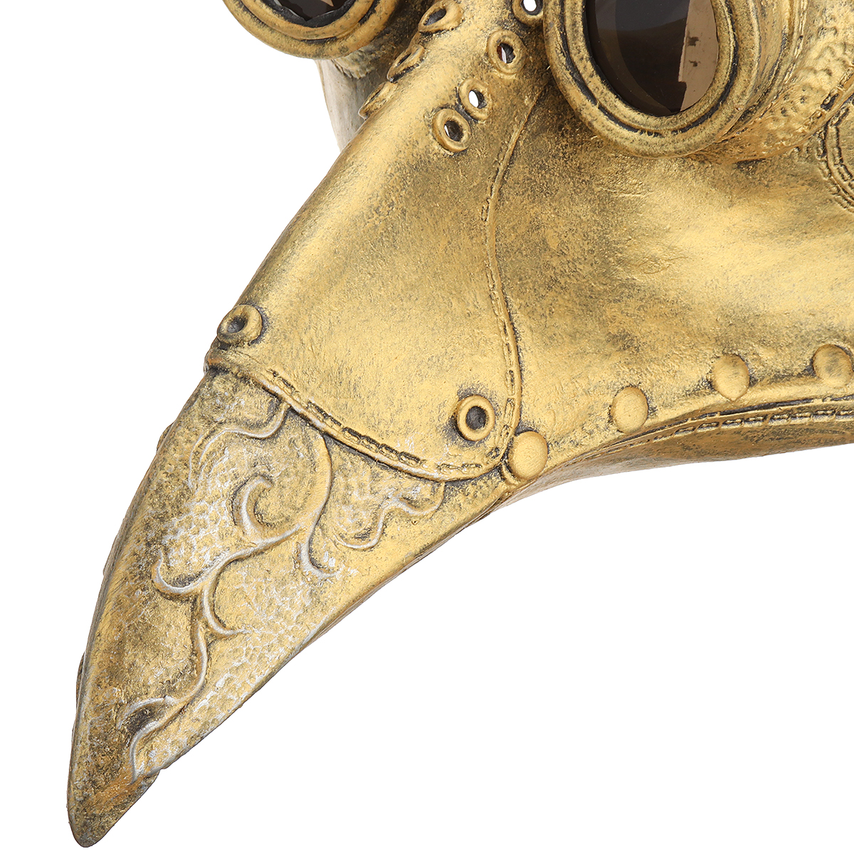 Plague-Doctor-Mask-Halloween-Costume-Bird-Long-Nose-Beak-PU-Leather-Steampunk-1826695