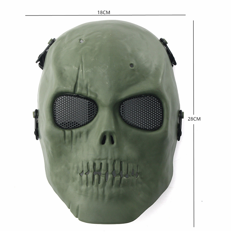 Tactical-Airsoft-Full-Face-Protective-Skull-Mask-Paintball-CS-War-Game-1167707