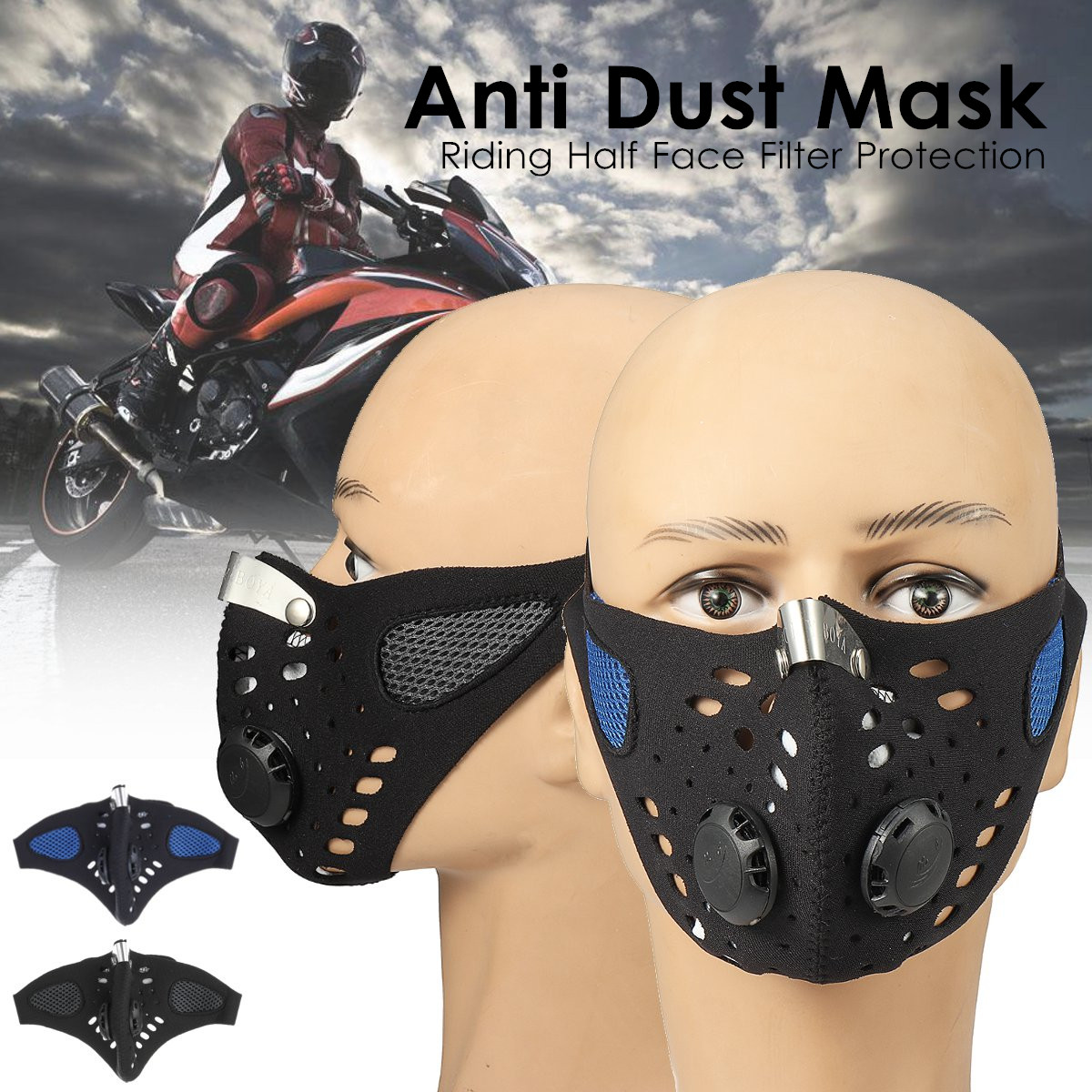 Unisex-Carbon-Anti-Dust-Mask-Outdoor-Riding-Half-Face-Mouth-Filter-Protection-1409876