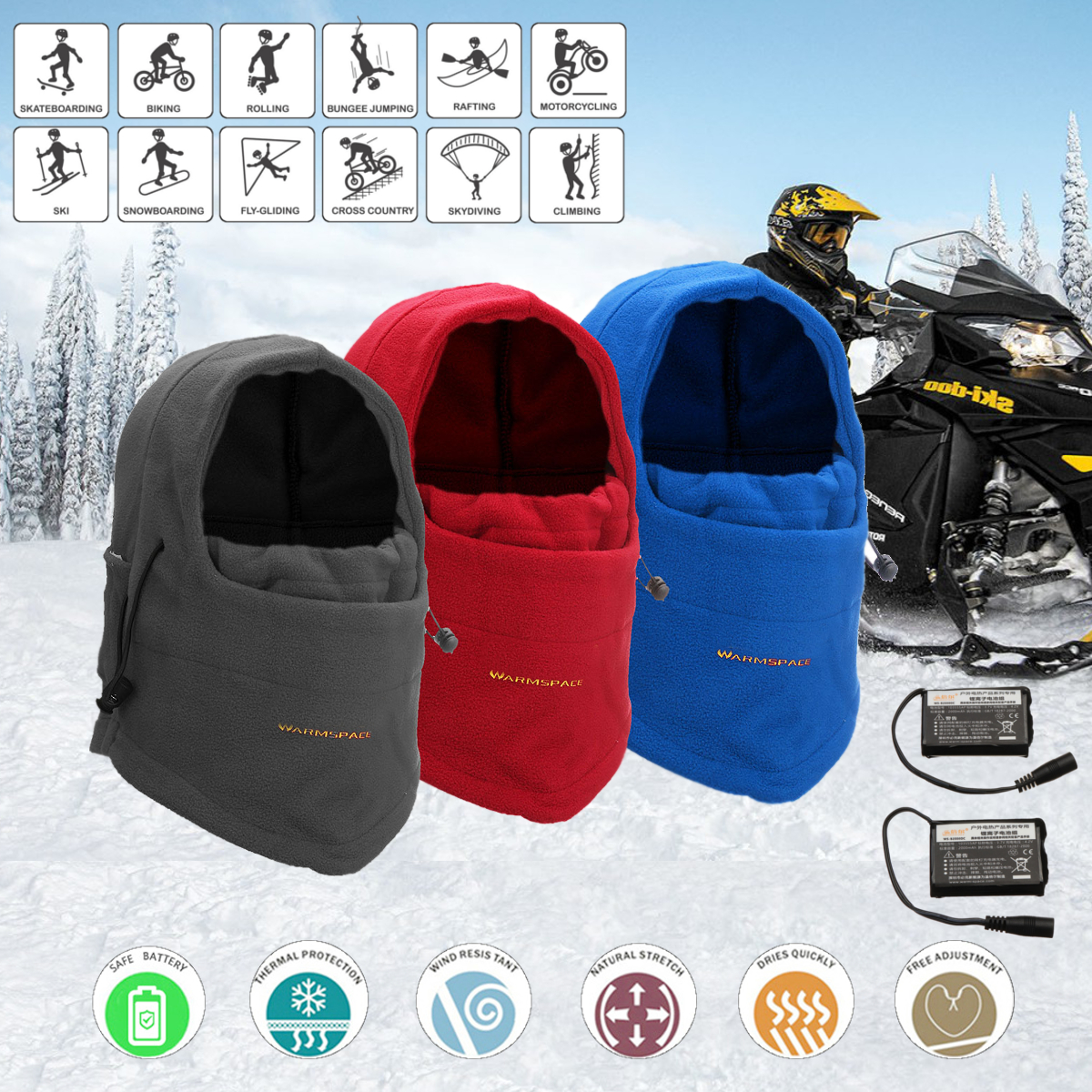 WARMSPACE-Electric-Heater-Hat-Face-Mask-Rechargeable-Motorcycle-Outdoor-Warm-Heating-1403661
