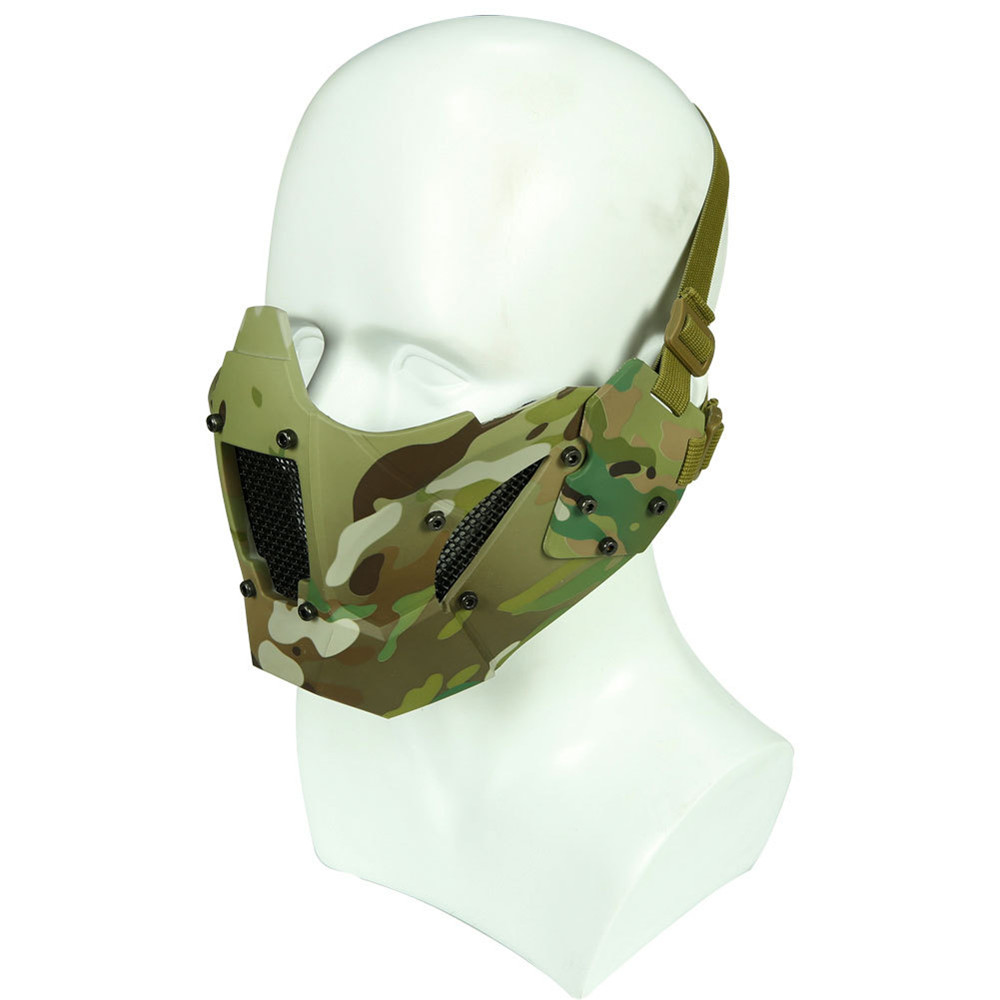 WoSporT-PDW-Mesh-Tactical-Half-Face-Mask-Iron-Warrior-Anti-shock-Breathable-Hunting-1458268