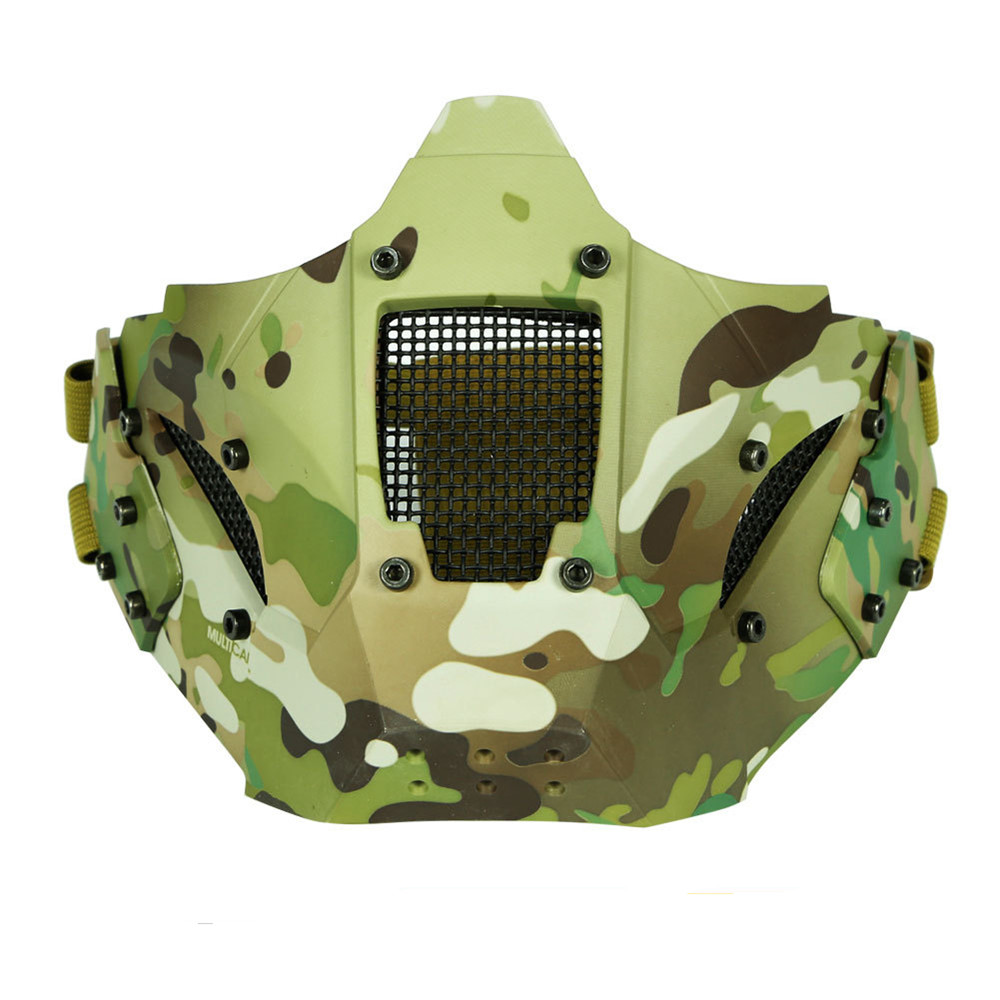 WoSporT-PDW-Mesh-Tactical-Half-Face-Mask-Iron-Warrior-Anti-shock-Breathable-Hunting-1458268