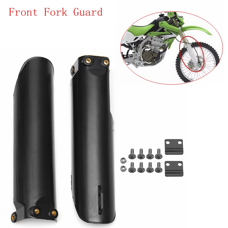 272mm-Front-Fork-LEG-Guards-Sliders-Cover-Plastic-For-140cc-160cc-Pit-Dirt-Bike-1199686