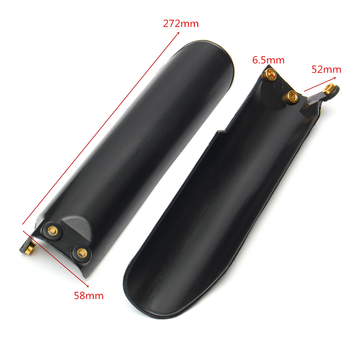 272mm-Front-Fork-LEG-Guards-Sliders-Cover-Plastic-For-140cc-160cc-Pit-Dirt-Bike-1199686