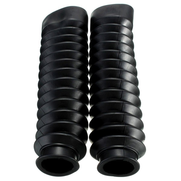 Motorcycle-Front-Fork-Black-Rubber-Boots-Dust-Jacket-Cover-200x50x38mm-1017699