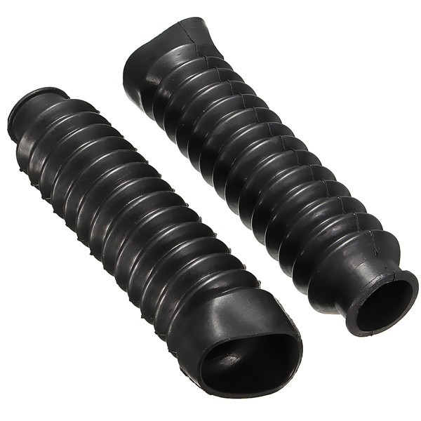 Motorcycle-Rubber-Front-Fork-Cover-Gaiters-Gators-Boots-Universal-1017777