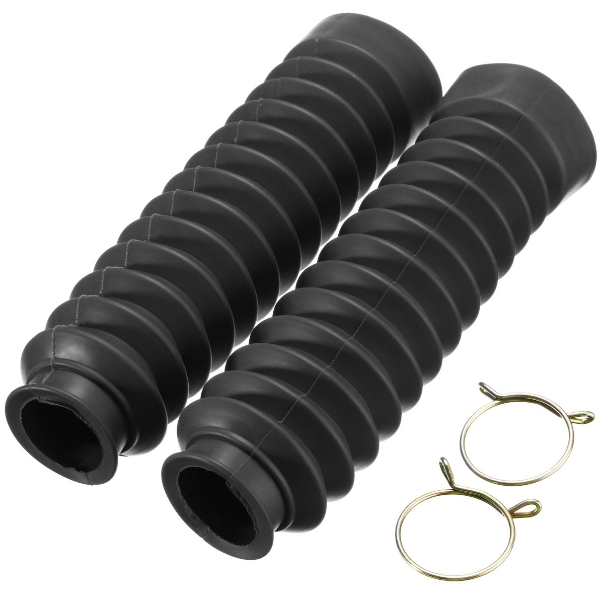 Pair-Motorcycle-Rubber-Front-Fork-Cover-Protector-Gaiters-Boot-Gaitor-4-Colors-1104217