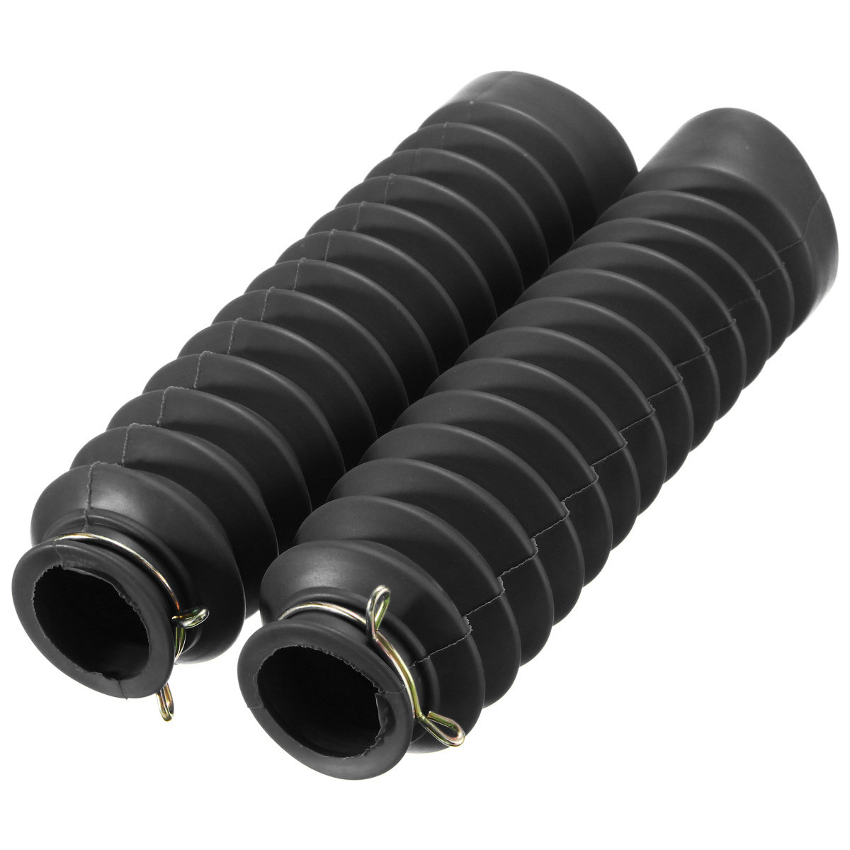 Pair-Motorcycle-Rubber-Front-Fork-Cover-Protector-Gaiters-Boot-Gaitor-4-Colors-1104217
