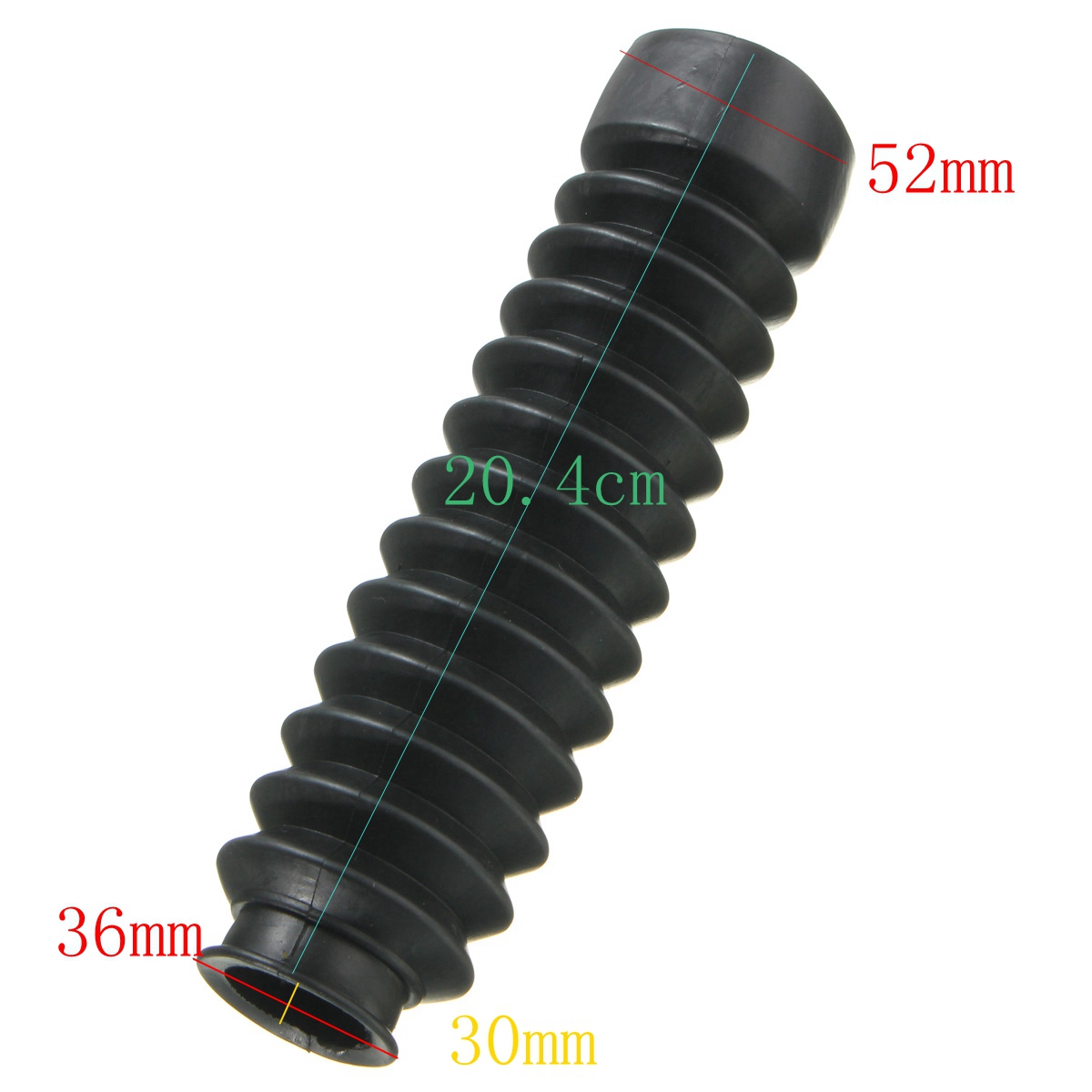 Universal-Motorcycle-Front-Fork-Rubber-Gaiters-Boots-Gaitor-Dust-Cover-1117959