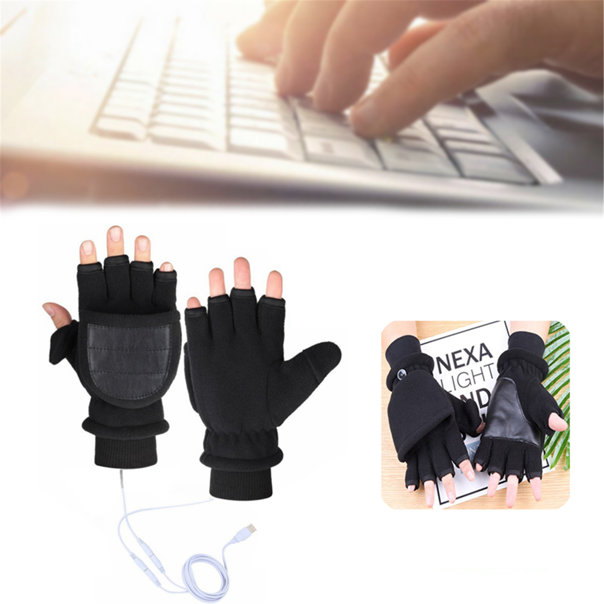 1-Pair-USB-Electric-Heated-Gloves-Winter-Warm-Soft-Fingerless-Mitten-Unisex-1768796
