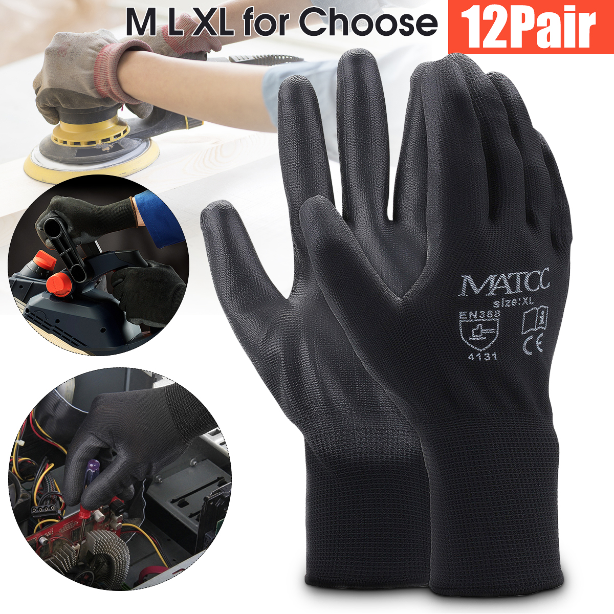 12Pairs-PU-Nitrile-Coated-Safety-Work-Gloves-Garden-Builders-Grip-Anti-slip-Size-MLXL-1237175