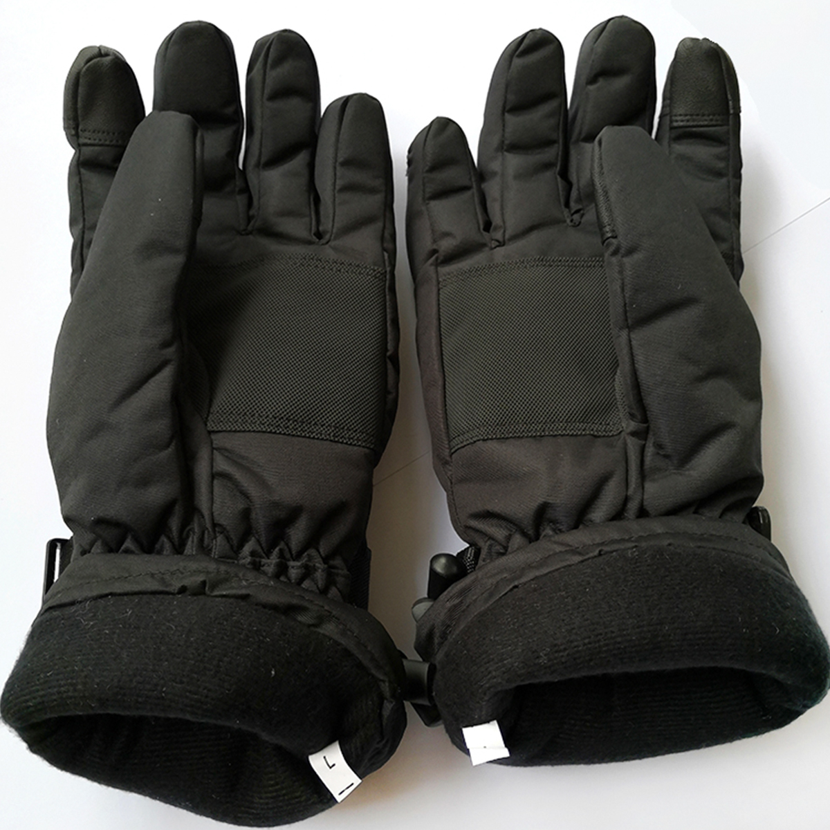 37V-Rechargeable-Temperature-Adjustable-Eletirc-Heated-Gloves-Riding-Skiing-Black-1727876