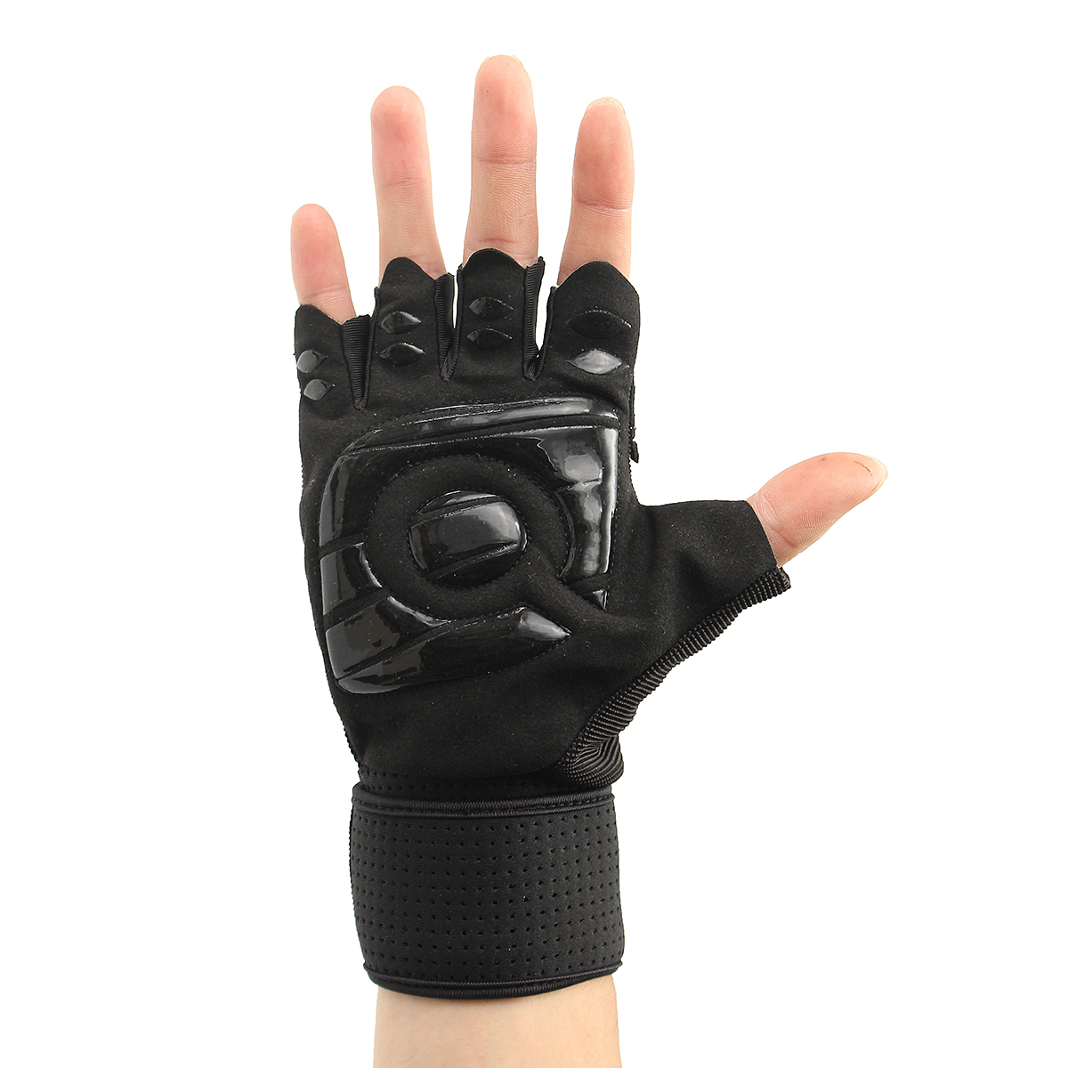 Anti-Skid-Wrist-Half-Finger-Sport-Lifting-Gloves-Gym-Training-Fitness-Riding-1174977