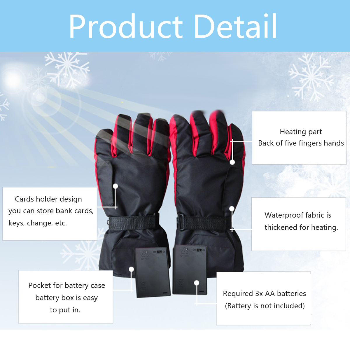 Electric-Heated-Gloves-Hands-Warm-Winter-Warmer-Waterproof-Black-Red-Motorcycle-1371887