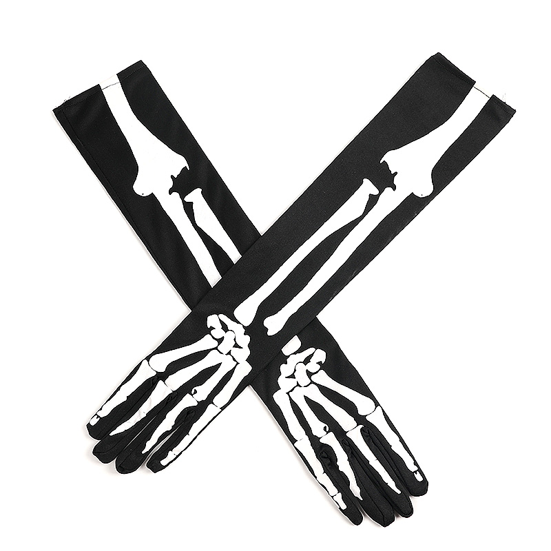 Long-Hand-Sleeves-Bones-Gloves-Halloween-Cosplay-Props-1359339